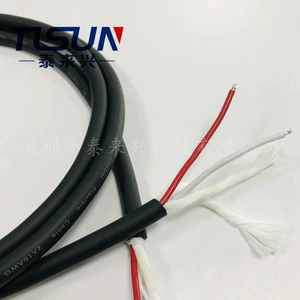Гибкий контрольный кабель yy 2*16awg 1,85 -метровой портной очистки и вымоченная оловянная опора
