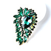 Fashionable glossy crystal, brooch lapel pin, clothing, accessory, Korean style