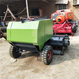 全自动稻草秸秆粉碎打捆机 青饲料秸秆打包机 玉米秸秆打捆机图片