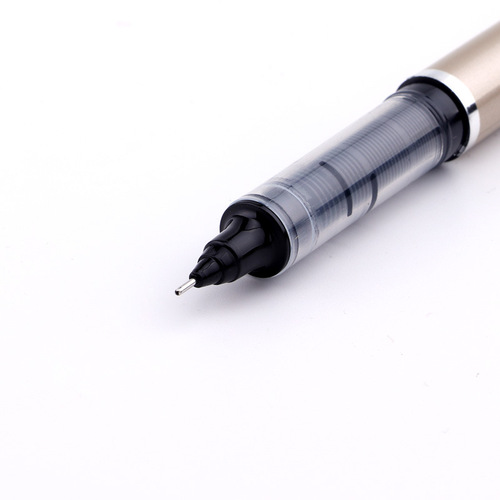 Baoke BK111 straight liquid signature pen printable LOGO advertising gel pen 0.5MM needle tip water-based pen