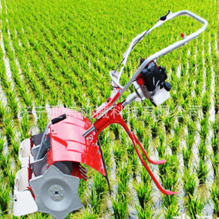 稻田除草机 2行水田除草机 效果好操作简单 水稻田锄草机
