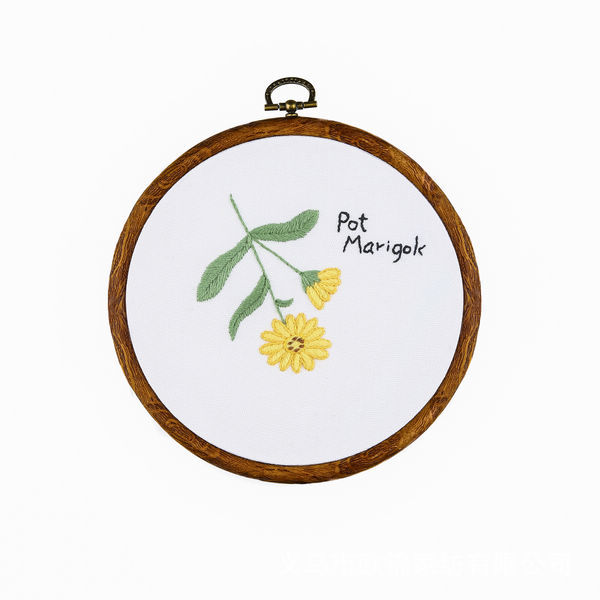 Directo de fábrica bordado Europeo DIY creativo productos hechos a mano principiante novato de punto de cruz simple paquete de material de bambú bordado elástico