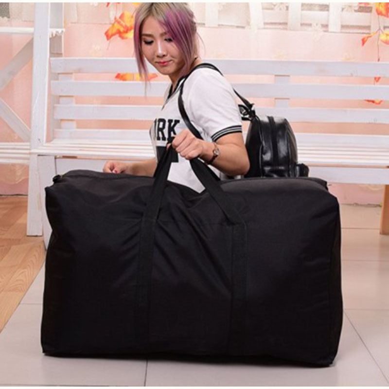 Ready Stock Wholesale Large Capacity Moving Bag Clothes Quilt Storage Woven Bag Solid Color Oxford Cloth Portable Luggage Bag for Women Ready Stock Wholesale Large Capacity Moving Bag Clothes Quilt Storage Woven Bag Solid Color Oxford Cloth Portable Luggage Bag for Women