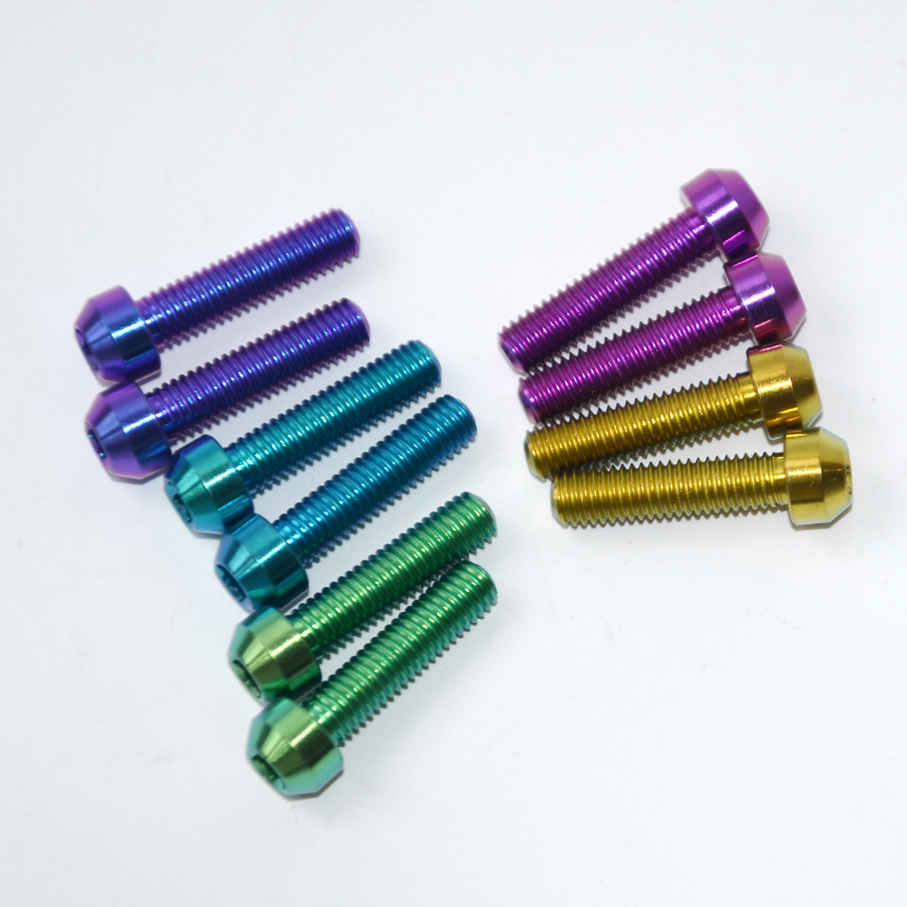 摩托车改装配件摩托用钛螺丝  钛合金螺丝 M6*50  6AL4V