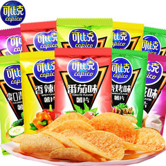 達利可比克薯片32g*10袋大禮包休閒食品辦公室代餐零食代發膨化