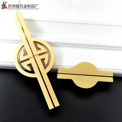 廠家新中式雙孔衣櫃拉手簡約櫃門雙孔拉手鋅合金電視櫃拉手