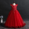 Children's evening dress, small princess costume, suitable for teen