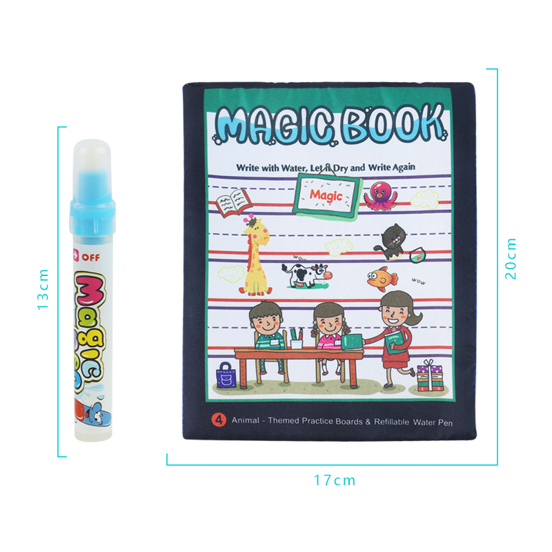 Amazon grandes niños agua lienzo colorido mágico agua lienzo escritura manta agua clara tablero de dibujo graffiti Mat