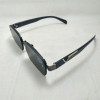 Crystal solar-powered, glasses, glossy fashionable metal sunglasses