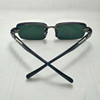 Crystal solar-powered, glasses, glossy fashionable metal sunglasses