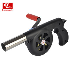 Outdoor hand cranked combustion blower manual barbecue picnic camping fire making tool hair dryer large