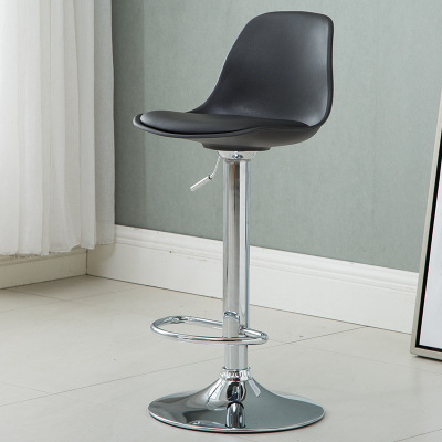 Bar Chair Front Desk Cash Register High Stool Computer Lifting Swivel Chair Fashionable Simple Household Plastic Backrest Bar Chair