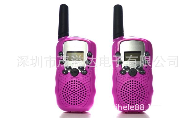 Amazon Venta caliente T-388 Comercio exterior e-commerce niños de dos tonos walkie-talkie