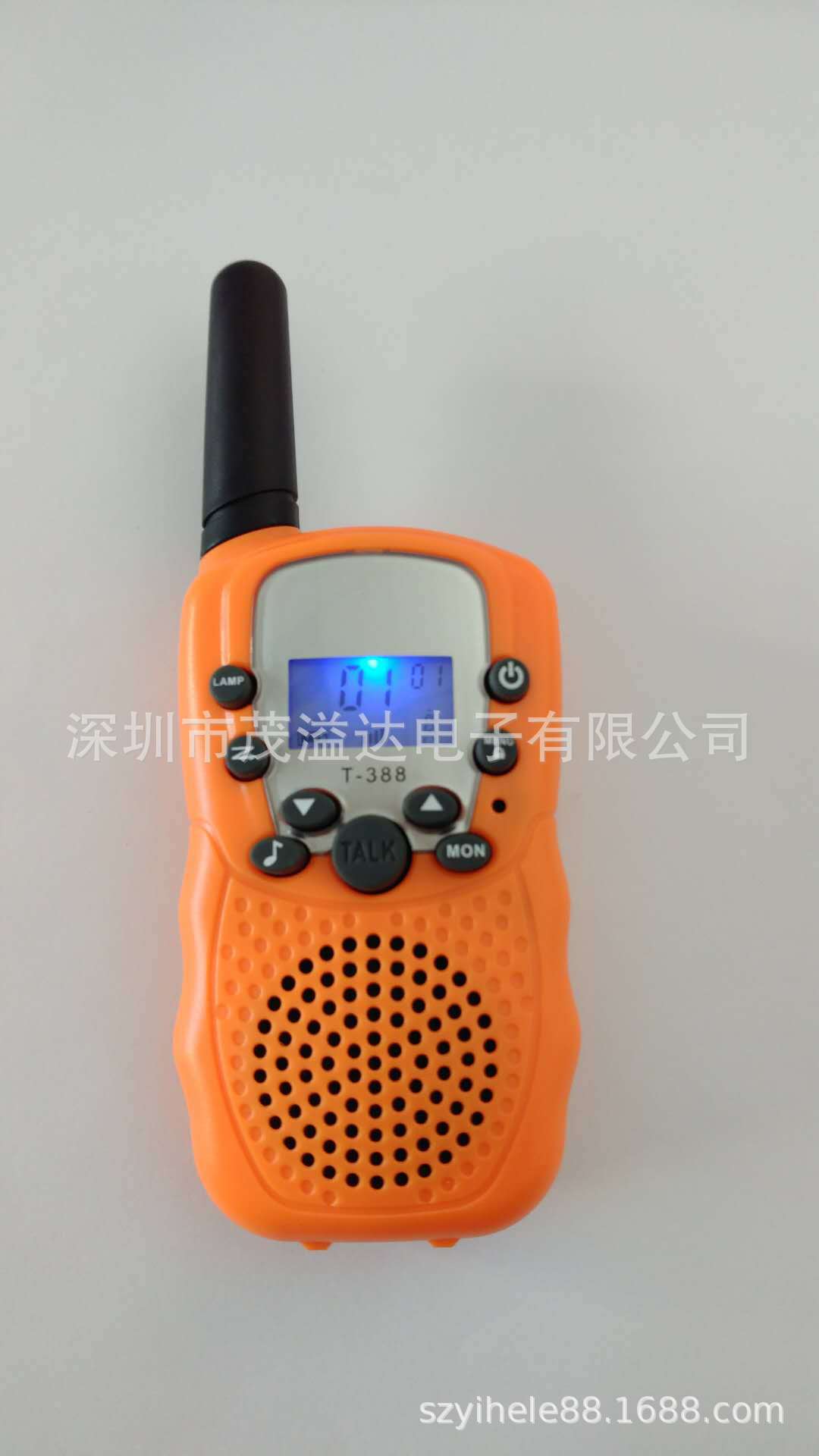 Amazon Venta caliente T-388 Comercio exterior e-commerce niños de dos tonos walkie-talkie