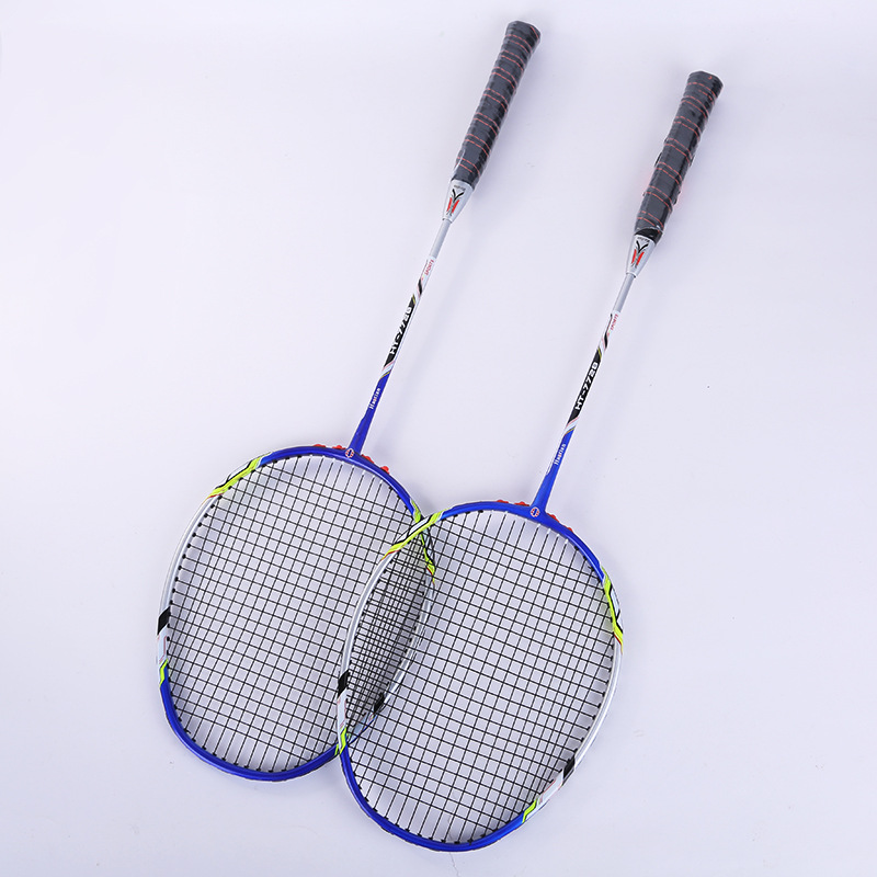 Artículos deportivos en stock al por mayor Haotian 7725/7728 aleación de aluminio integrada nueva raqueta de bádminton raqueta de Bádminton