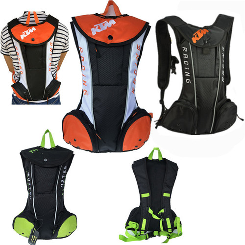 KTM Motorbike Rider Small Waist Water Bag Dual-Shoulder Backpack Racing Series Cycling Outdoor Water Bag Backpack