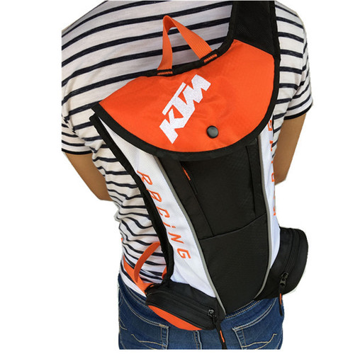 KTM Motorbike Rider Small Waist Water Bag Dual-Shoulder Backpack Racing Series Cycling Outdoor Water Bag Backpack