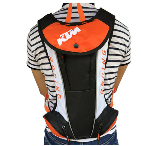 KTM Motorbike Rider Small Waist Water Bag Dual-Shoulder Backpack Racing Series Cycling Outdoor Water Bag Backpack
