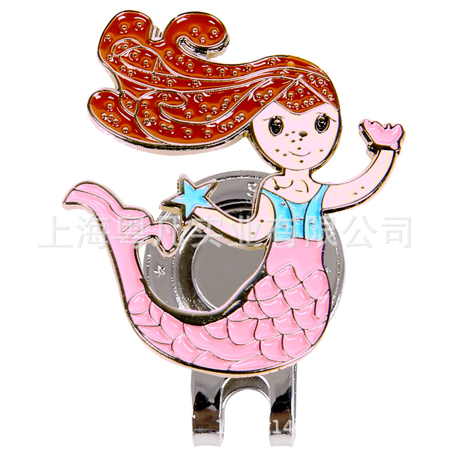 Auto-Suministro de fábrica en stock suministros de golf accesorios clip de imán de metal para consulta de dibujo clip de sombrero de golf