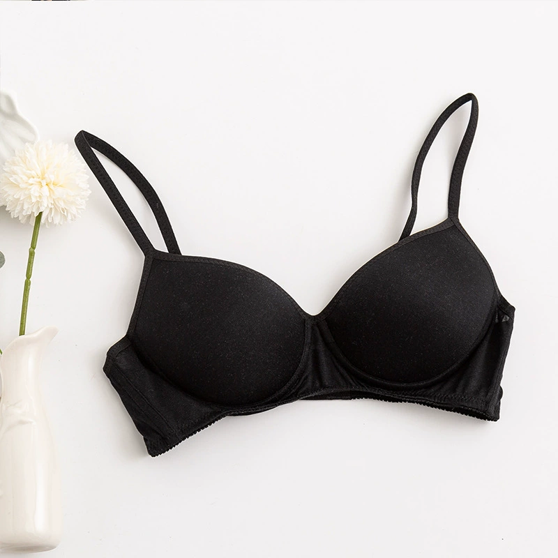 Wireless Sports Bra for Teens, Silk‑Like Thin Comfort, Seamless 2–10 Sizes
