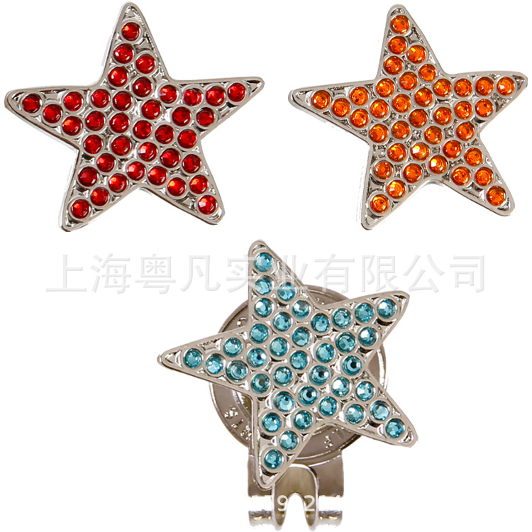 Auto-Suministro de fábrica en stock suministros de golf accesorios clip de imán de metal para consulta de dibujo clip de sombrero de golf