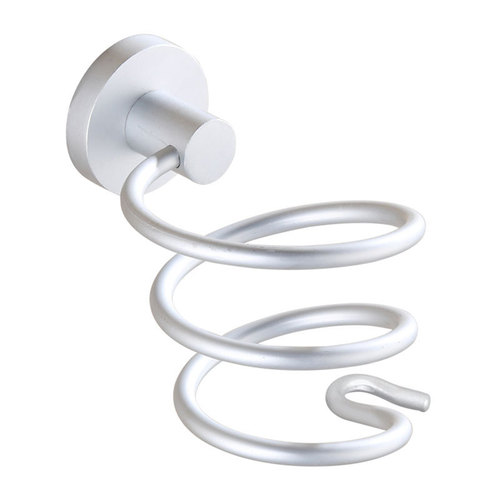 Space aluminum hair dryer rack bathroom storage and finishing rack toothbrush wall hanging rack hair dryer bracket