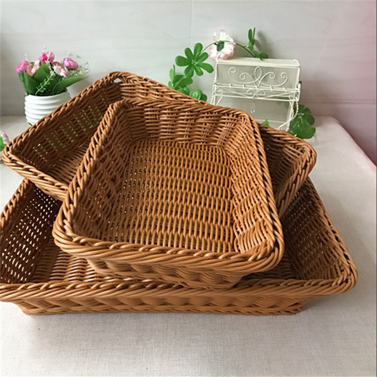 Panier de rangement en rotin tressé avec couvercle et doublure_voghion.com