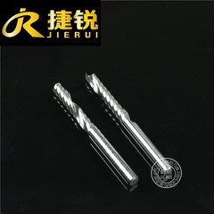 捷銳4mm單刃螺旋銑刀電腦雕刻機刀木工合金鎢鋼刀廣告密度板切割