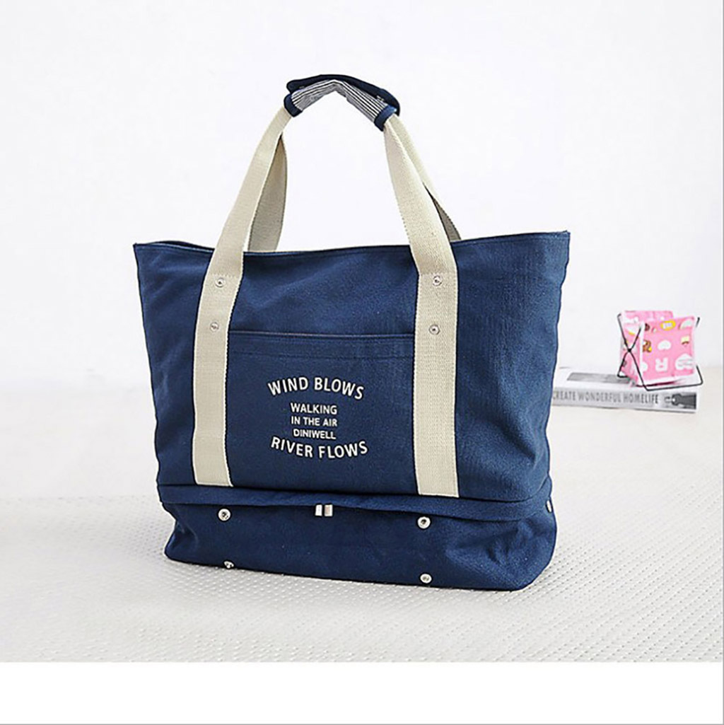 广州厂家logo 双层帆布袋供应帆布购物单肩包批发 厂家直供