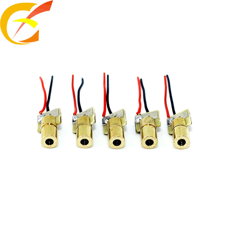 Mini small size 4mm laser head 650nm red light laser module laser leaf turning pen accessories point spot Mini small size 4mm laser head 650nm red light laser module laser leaf turning pen accessories point spot