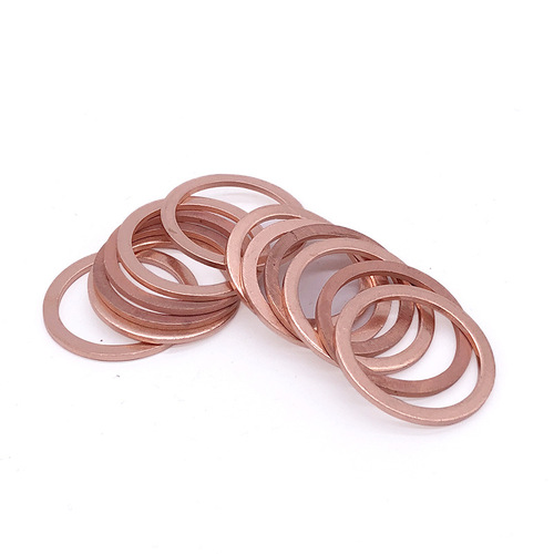 Copper Flat Washer Shipboard Gauge Seal Ring Copper Washer Copper Flat Washer Ring