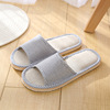 Non-slip slippers indoor for beloved, slide, cotton and linen, soft sole, wholesale