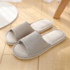 Non-slip slippers indoor for beloved, slide, cotton and linen, soft sole, wholesale