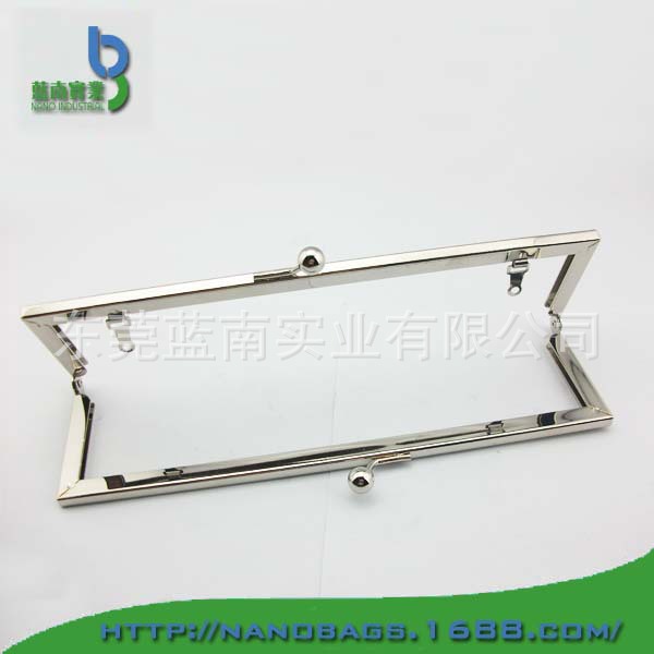 厂家供应手袋铰， 箱包扣方形直角铰，2分半珠双耳五金铰