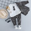 Autumn cute children's set, suit, men's jacket, children's clothing, Korean style, 3 piece set