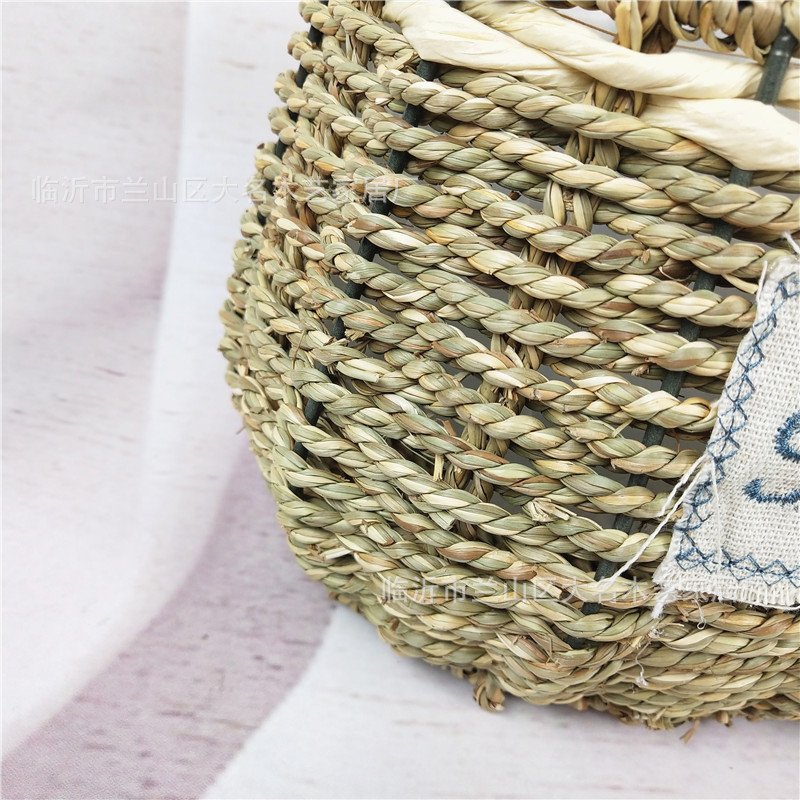 Maceta Tejida de Rattán con Asa – Ideal para Suculentas, Decoración o como Cesta de Frutas