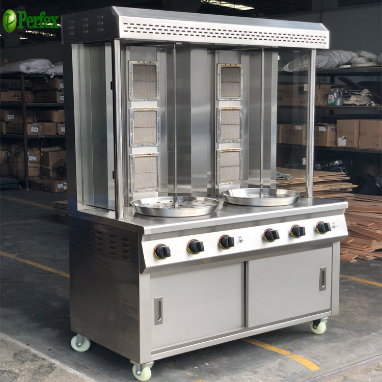 厂家直销商用可调式燃气中东烧烤炉小吃店酒店土耳其烤肉机