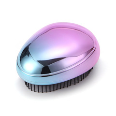 New egg-shaped hair comb, smooth hair comb, convenient and portable, straight hair comb, home use, head massage hair brush, hair care tool