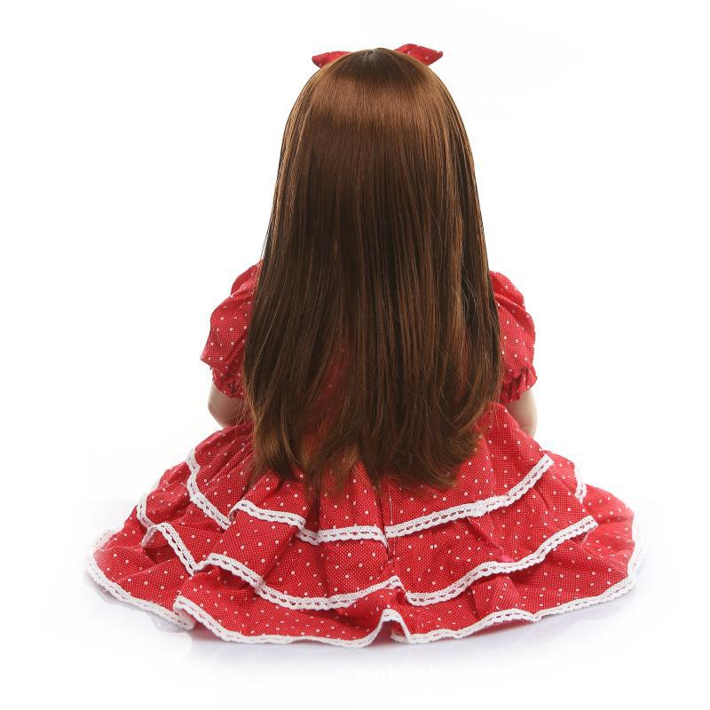 Nueva Europa y América Pelo Largo simulación muñeca regalo de vacaciones, los niños jugar a las casitas Playmate