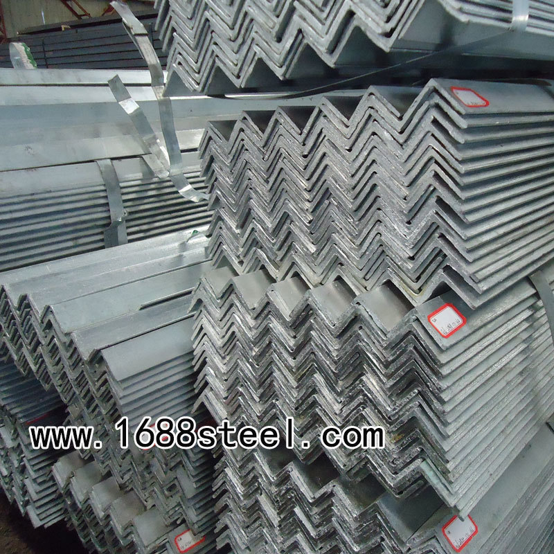 现货等边50x50镀锌角钢 三角铁支架冲孔热轧万能加厚角铁切割零售