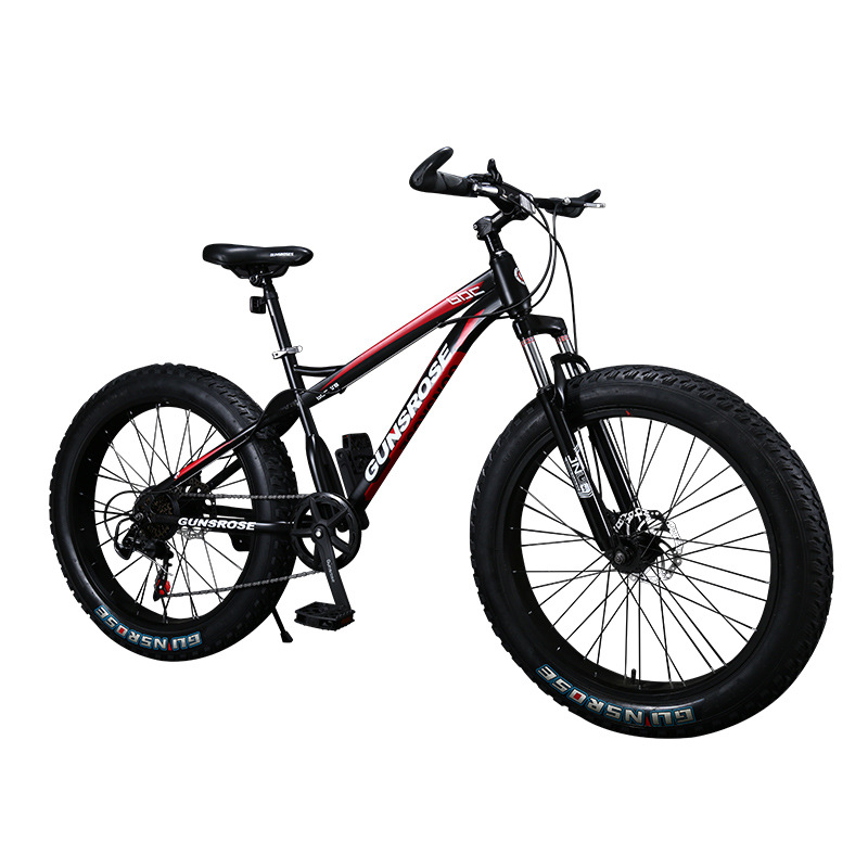 Directo de fábrica al por mayor snowmobile mountain bike neumático ancho de disco de freno absorción de choque estudiante bicicleta Fat Tire Sports Riding
