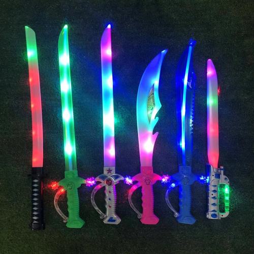Hot selling luminous toys at night market stalls, luminous swords, flashing and sounding children's toys, direct sales from manufacturers
