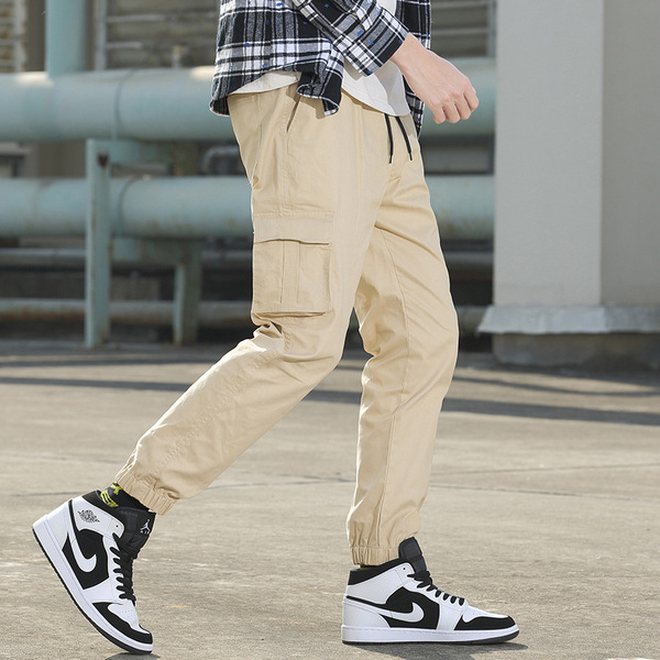 spring Japanese men's trend cotton sports trousers for leisure