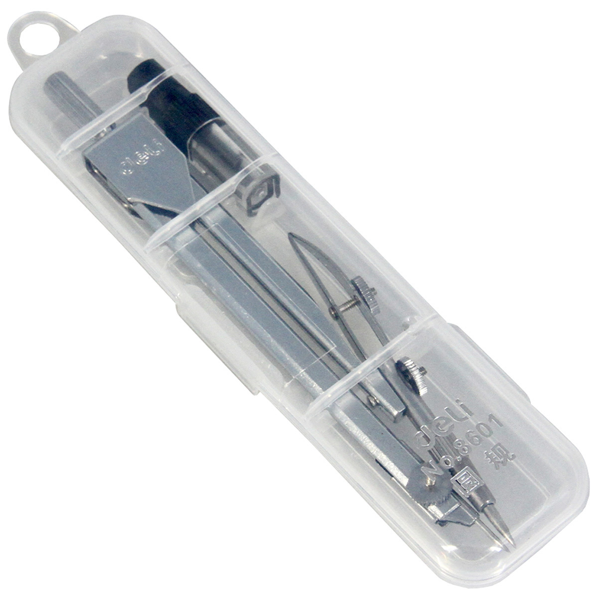 Deli 8601 Circle Lead Core 2 -piece Set Metal Students Use Drawing to Measure Learning Stationery Engineering Design 2