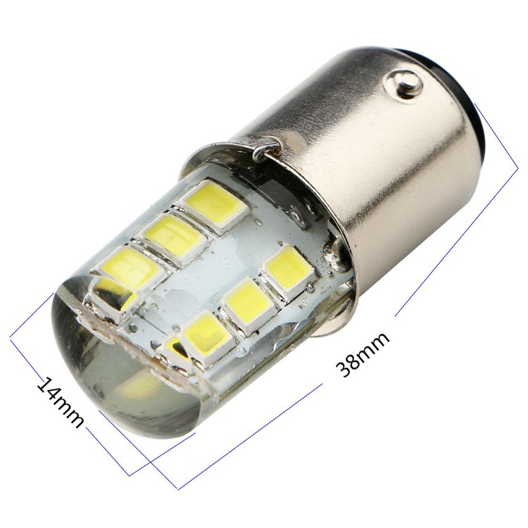 1156 1157 2835 12smd Luz de marcha atrás luz de freno resalte LED de alta potencia de silicona de luz modificada