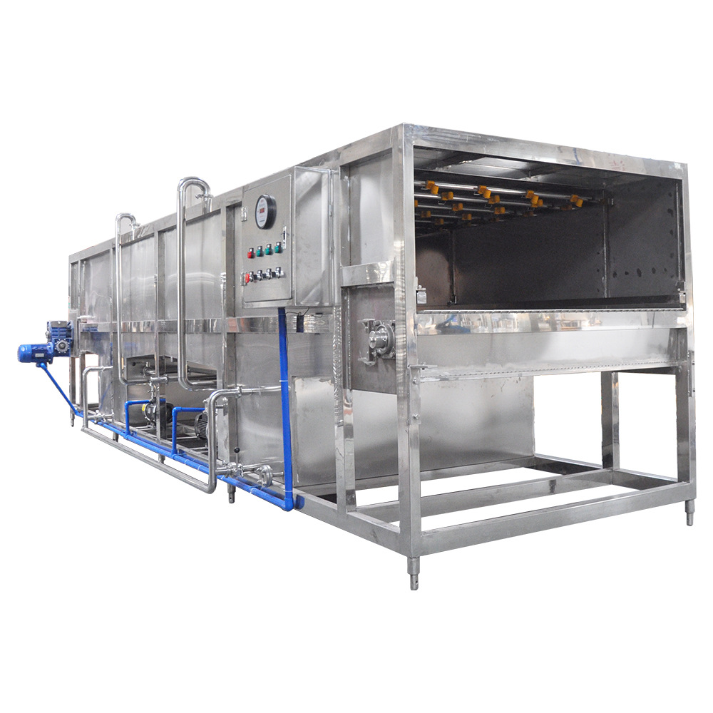 全自动喷淋冷却杀菌机 杀菌喷淋冷却机组 杀菌冷却饮料机械喷淋式
