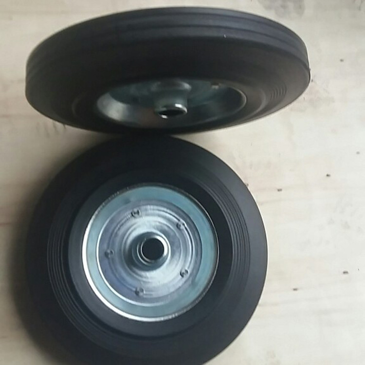 供应优良8x1.5实心轮 青岛 厂家制作生产 小推车 园艺车轮