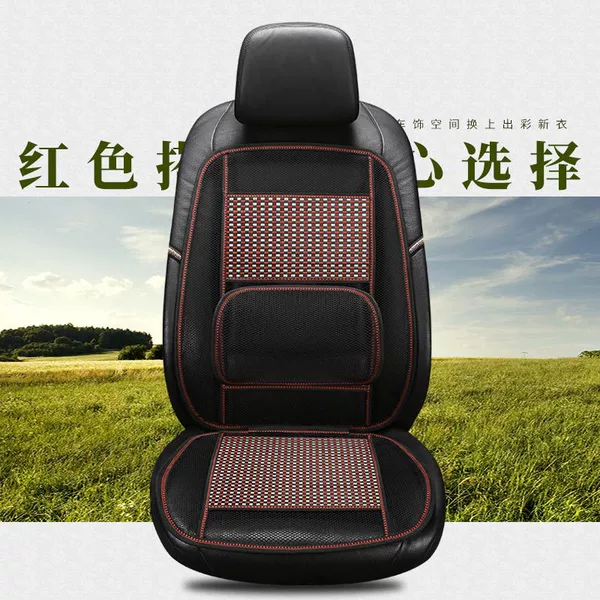 Black and red single seat with waist