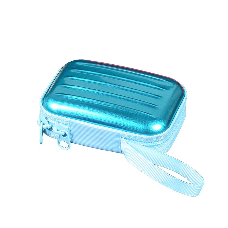 Caja de almacenamiento de bolsa de cremallera roja neta creativa cremallera caja de hojalata cuadrada Internet celebridad bolsa de almacenamiento monedero en stock image 10