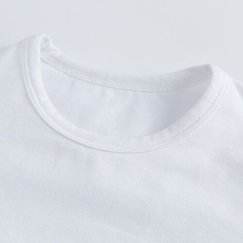 Children's underwear set, Lycra cotton, kindergarten, 3-7-9 years old, boys' and girls' white performance tight-fitting base shirt